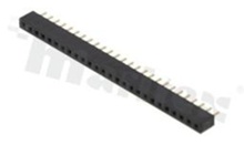 Pin Header; pitch 2.00mm; 1x26 pins; assembly: THT; female; straight; single row