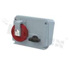 463MHS6W; Industrial Switched Interlocked Socket Outlet; series Critical&Safe