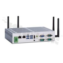 Bezwentylatorowy przemysłowy komputer wbudowany; Intel Celeron J6412; RAM: do 32GB; 3xCOM; 6xUSB; 2xLAN; HDMI; VGA; Audio; mSATA; SATA; Mini PCIe; M.2 Key E; TPM 2.0; temp. pracy: -10+60C; 9-36VDC
