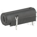 Uchwyty; 0031.3981; Horizontal, PCB, Through Hole; 85 °C; -40 °C; Black
