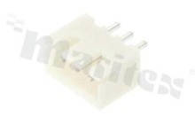 Header for PCB; pitch 2.50mm; 3-contacts; THT; male; top entry; 250V/3A