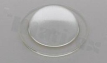 Glass Lens GT-91-11 for COB LEDs, angle: 120 degree W:91mm H: 32,3mm, RoHS