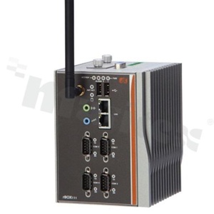 Industrial fanlessComputer; HeavyIndustrialCE; FCC Part18; UL508; UL/cUL60950-1; IEC60068; EN50121-4; Intel Atom Z510 PT 1.1GHz; RAM 2GB; 4xCOM; 2xUSB; 2xLAN; VGA; SIMslot; MiniCard; operating temperature -40+70deg.C; supply 12-48V