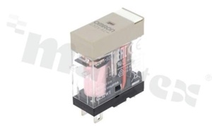 Electromagnetic relay; rated current 10A; coil voltage 230VAC; change over contact (SPDT); 10A/30VDC, 10A/250VAC