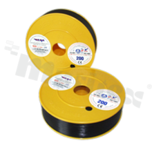 Przewód pojedynczy TLY/LIY; z wielodrutową miedzianą żyłą; czarny; przekrój 0.12mm2; AWG 26; 300V; -40+105 st.C; 200m.