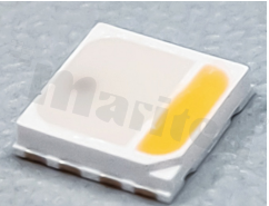 LED CLQ6B-TKW-S1L1R1H1TBB7935AA3; dioda RGBW (czerwony 619-624nm; zielony 520-535nm; niebieski 460-475nm; biały BIN: XA); wymiar 5.0x5.2 x1.1 mm