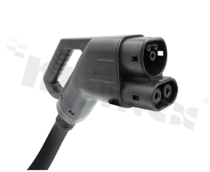 Combo Vehicle PLUG 400A with PT temperature sensor, with 5m cable