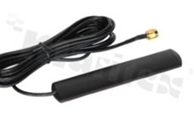 Antena; prostokątna; GSM; 824-2170MHz; 3.0dBi; VSWR<2.0; liniowa; dookólna; RG174; 3m; SMA; przyklejana; 115.6x21.7mm; czarny