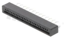 Złącze Non-ZIF do PCB; w rastrze 1.00mm; 27-stykowe; montaż: THT; pionowe