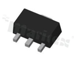 Stabilizator napięcia; liniowy, LDO; nieregulowany; Vout: 3.3V; Vin: 2.7-20V; Vd: 1.2V; 1A; -40+125 st.C; SMD; SOT89-3L