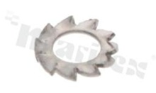 Podkładka M3; DIN6797A; stal nierdzewna A2; ząbkowana zewnętrznie; forma A.