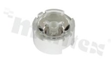 Lens for LED high power; angle: 15 degrees ; Number of LEDs: 1; Dimensions: round 13.5mm; Height: 6.65mm; material: PMMA; Fastening: frame