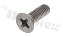 Śruba M3x10; łeb stożkowy; DIN965; ocynk ZN.