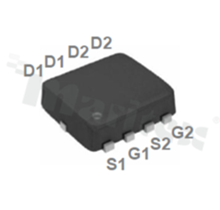 Tranzystor: N+P-MOSFET; unipolarny; 30V/-30V; 10A/-6A; 0.014ohm/0.036ohm; 2.5W; -55+150 st.C; SMD; PPAK2.8X2.9
