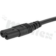 Power cables, computer cables; 4 m; Black; 7 A; PVC