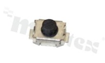 Przełącznik Tact Switch; SMD; wymiary korpusu 4.8x3.0; h=2.5mm; pionowy; o sile nacisku 160gf; przycisk okrągły