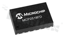 Układy scalone interfejsu CAN; MICROCHIP; MCP2518FDT-H/QBBVAO; 2.7 V - 5.5 V; SPI; 900 µm; 15 mA