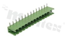 Listwa zaciskowa rozłączalna; w rastrze 5.08mm; 14-torowa; męska; kątowa; otwarta; UL 300V/15A, TUV 320V/20A