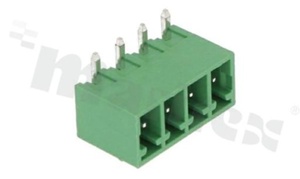 Pluggable terminal block; pitch 3.81mm; 4-ways; male; R/A pin header; closed type; UL 300V/8A; TUV:250V/7A