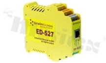 Przemysłowa bramka Ethernet; 1 port 10/100Base-T(X); 16 wyjść cyfrowych; port RS485; wsparcie Modbus TCP; temp. pracy: -30+80 st.C; zasilanie 5...30VDC; montaż na szynie DIN