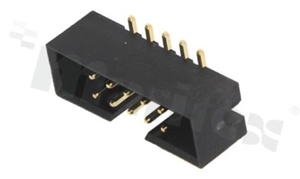 Złącze do PCB; w rastrze 2.00mm; 10-stykowe; montaż: SMD; męskie; proste