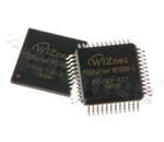 Chip; Ethernet; 70MHz; 25-70MHz; SPI, BUS; internal 16KB memory; 3.3V; 10-210mA; LQFP 48-pin