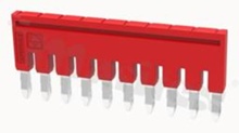 Bridge for through-hole terminal block; 10-track; grey;