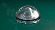 Lens for LED high power; mid power; angle: 78 do 180 degrees ; Number of LEDs: 1; Dimensions: round 19.7mm; Height: 7.3mm; material: PC; Fastening: adhesive