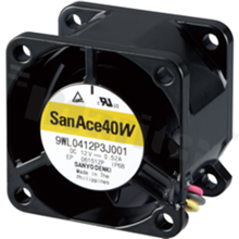 Fan; splash-proof; DC; 12VDC; 40x40x28mm; 0.63m3/min; 51.0dB; IP68.