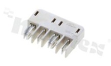 Hermaphroditic blade connector; 4-contacts; vertical; SMD