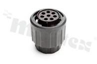 Standard Connector circular; male; straight; plug; end cap Sz 14 8 p