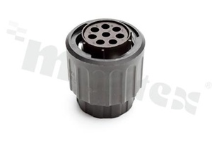 Standard Connector circular; male; straight; plug; end cap Sz 14 8 p