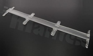 Lens for LED mid power; angle: 90 degrees ; Number of LEDs: 1; Dimensions: 285.9x61mm; Height: 8.03mm; material: PMMA; Fastening: screw