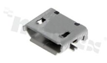 Gniazdo Mcroi-USB; typ B; 5-stykowe; USB 2.0; styki złocone; SMD