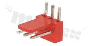 Złącze Kablowe do PCB; w rastrze 2.54mm; 3-stykowe; montaż THT; męskie; poziome; 250V/3A