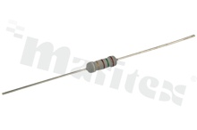 Rezystor węglowy; 47Ohm; 5%; 2W; 5x12