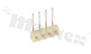 Wtyk męski; kątowy; Ilość styków: 4; obciążalność 1A; napięcie 275V; współpracuje ze złączem CLEDAKW204