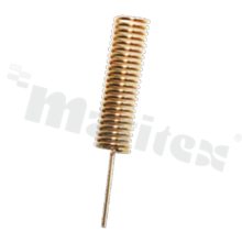 Antenna; spring; 315MHz; 3-3.5dBi; VSWR<1.6; linear; welding head; 35.5x6mm