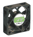 Wentylator; DC; 0.39m3/min; 0.20A; 3.5-5.5VDC; 1.00W; 4500RPM; 26dBA; 24 AWG; plastik; -10+70 st.C; 32g; 50x50x20mm