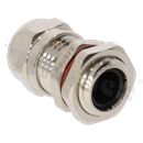 Dławnica kablowa M12; mosiężna niklowana IP68; z uszczelnieniem; M12x1.5 3-6.5mm; z nakrętką i uszczelką; EX