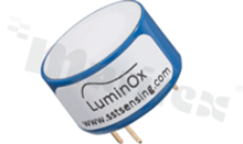 LuminOx optical oxygen sensor; range: 25%; supply: 4.5-5.5VDC; working temperature: -30+60 deg.C; response time: 30s; output: UART