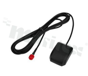 Antenna; active; rectangular; GNSS; 1561-1575MHz; 3.0dBi/28dB; VSWR<1.5/2.0; RHCP; RG174; 0.5m; SMA; magnetic; 50x38x17mm; black