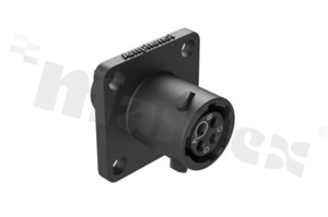 Standard Connector circular; female; 250V; 20-30AWG; PIN: 4; UL94V-0; IP67; IP69K