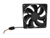 Fan; DC; 48VDC; 5.7W; 120x120x25mm; 3.06m3/min; 44.5dB; IP66; przepust na przewodzie