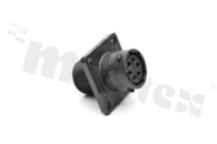 Standard Connector circular; RCP SQ FL 6 pins; SZ 10 SCKT SEAL