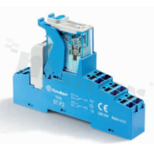 Interface relay; electromagnetic; contact rating current 8A; coil voltage 12VAC; 2 changeover contact DPDT; coil power 1.2VA; 8A/250VAC, 6A/24VDC; push-in terminals; DIN-Rail