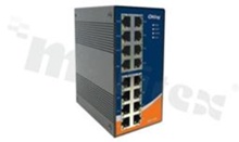 Unmanaged Ethernet switch with 16x10/100Base-T(X); operating temperature -40+70 deg.C; DIN rail mountable