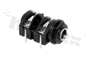 Connector: Jack 6.3mm; socket; female; mono; ways: 2; angled 90st.
