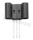 Radiator; TO-126; 12.70x8.13x13.21mm; czarny; anodowane aluminium; RoHS.