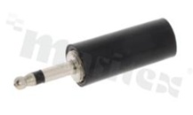 Jack Plug; male; mono; 2.5 mm